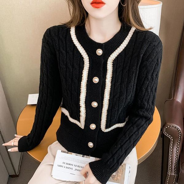 

women knits knitted loose cardigans sweaters autumn fashion long sleeve open stitch outwear female casual oversized jacket, White