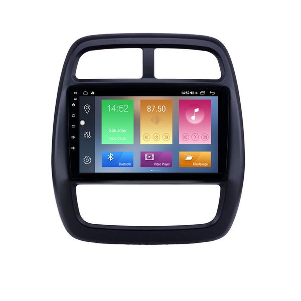 Auto-DVD-Player, WLAN, GPS-Navigationssystem, Auto-Stereo-Touchscreen für Renault Kwid 2012–2017, Bluetooth, HD-Touchscreen, 1080P-Video-Unterstützung, Swc