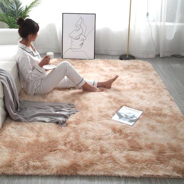 

carpets shaggy tie-dye carpet printed alfombra plush floor fluffy mats kids room faux fur area rug living silky rugs