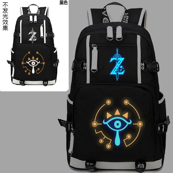 

backpack gamer bags luminous cosplay breath of the wild eye student schoolbag travel shoulder laptop