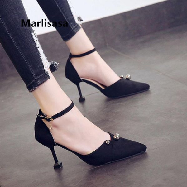 

dress shoes marlisasa pompes femmes women sweet black office high heel ladies casual classic pink stiletto party pumps h5094