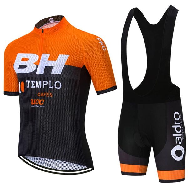 

quick dry 20d blue bh cycling set summer sportswear racing sets, Black;blue