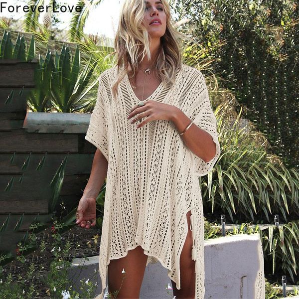 

swimwear 2021 swimsuit women cover ups sleeve kaftan beach dress robe de plage solid white cotton pareo up women's, White;black