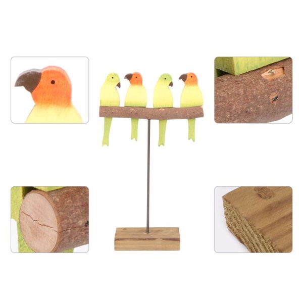 

decorative objects & figurines 1pc kids room parrot ornament creative decoration table for shop home decor