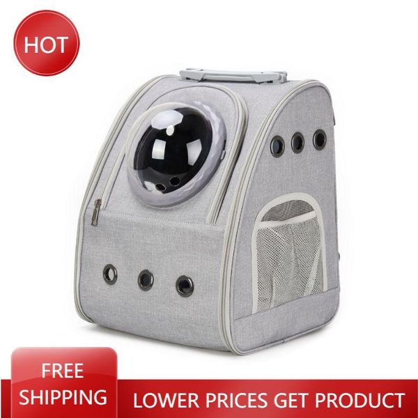 

cat carriers,crates & houses foldable backpack large breathable transparent pet carrier space travel bag mochila gato cats products for pets