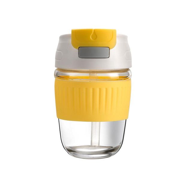 

wine glasses 350ml 500ml reusable eco friendly travel coffee cups glass mug design water bottle with straw