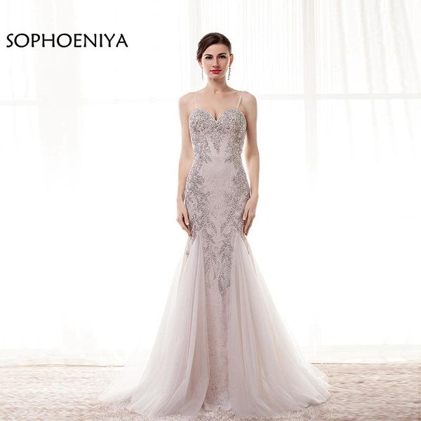 

party dresses arrival lace mermaid evening dress 2021 beaed crystals ever pretty avondjurk long for prom formal, White;black