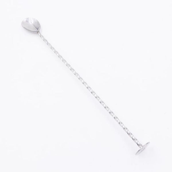 

spoons home bar easy clean kitchen cocktail drink coffee shop durable silver long stainless steel portable stirring spoon