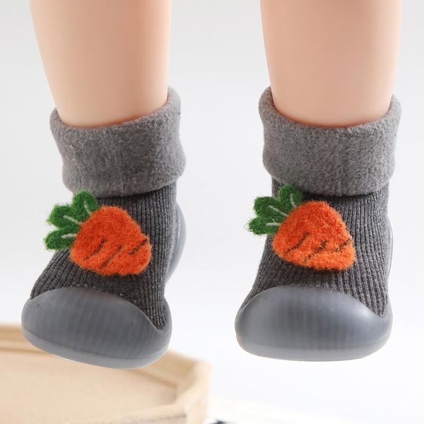 

first walkers baby shoes toddler girl kids soft rubber sole shoe knit booties yyz-14