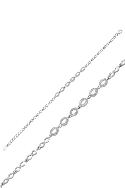 

cluster rings shay white cubic zirconia bracelet, Golden;silver