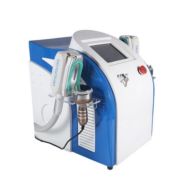 Máquina dupla do emagrecimento da terapia do Cryoolipolysis de 360 ​​graus do cryoMapy com a cavitação RF