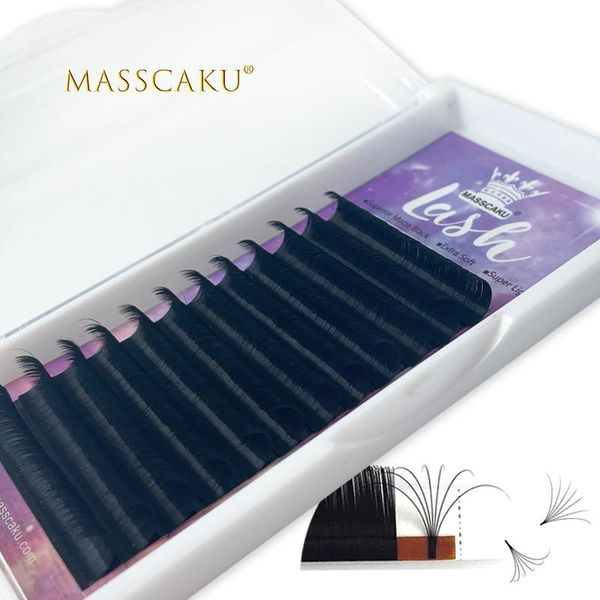 

est style easy fan eyelash blooming volume lash fast bloom extension faux cils russe natural synthetic eyelashes false
