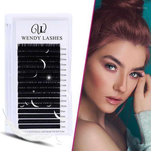 

eyelash extension 16 rows false eyelashes extensions lashes natural faux mink eye individual lash belleza makeup tools1