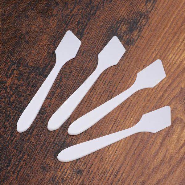 

eyebrow tools & stencils 100pcs mini makeup cosmetic spatula face cream scoop facial mask spoon mixing beauty