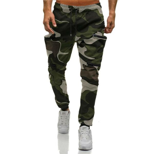 

men's pants 2021 men pantalones de hombre fashion baggy outdoor summer camouflage casual loose trousers mens, Black