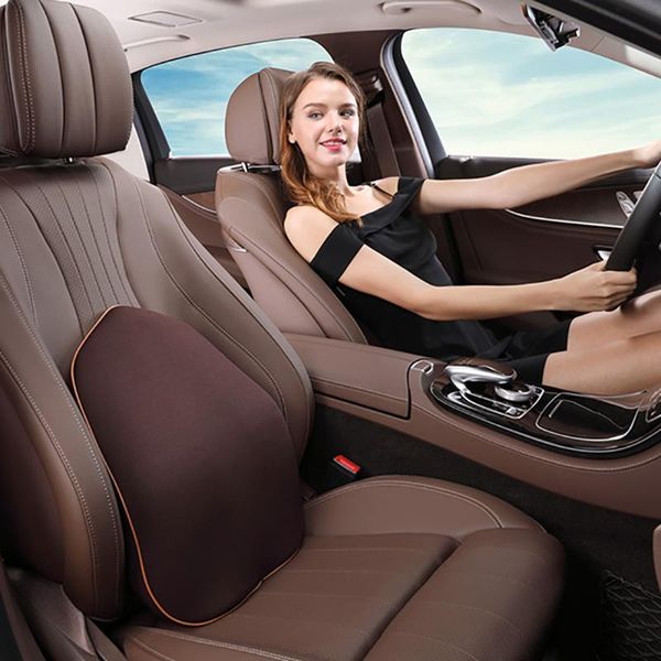 

seat cushions car automobile back cushion office pillow waist rest lumbar for cars accessories chair support