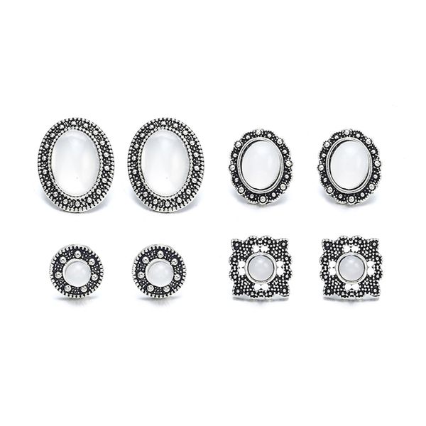 

studs earrings simple fashion diamond cobble zircon, Golden;silver
