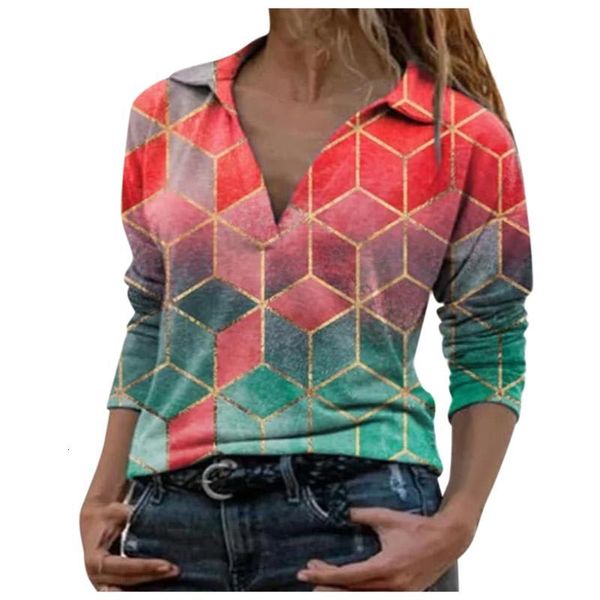 

women's hoodies & sweatshirts fall/winter fashion ladies plaid printed loose v-neck long sleeve hoodiesweater (no positioning printing), Black