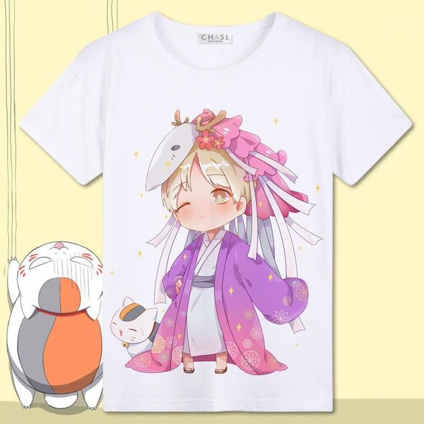 

women's t-shirt 1pcs natsume yuujinchou fashion anime tshirts casual shirt short sleeve summer tshirt birthday gifts, White