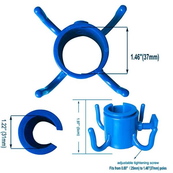 

pool & accessories beach umbrella hanging hook 4-prongs plastic for towelshats clothes camera sunglasses bags