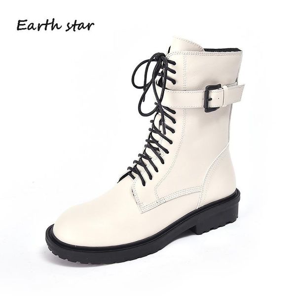 

boots white shoes women warm fashion brand winter ladies ankle plaush cross-tied female botas mujer with fur, Black