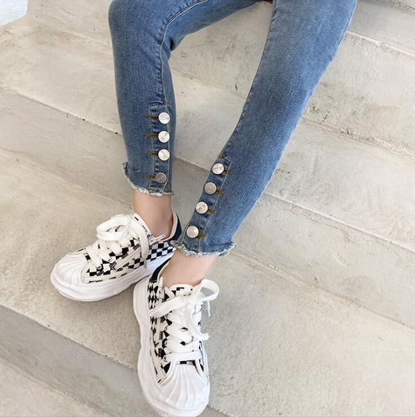 

jeans 2021 wholesale girls denim long pants fashion autumn jean 3-9t b522, Blue