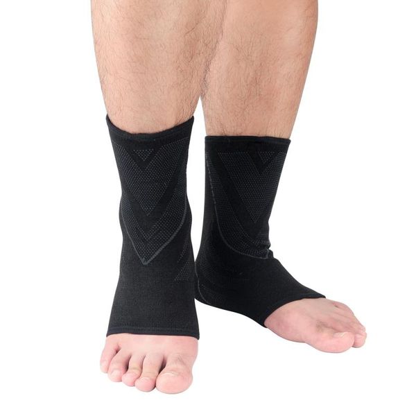 

1pc ankle support brace guard protector elastic badminton basketball football protection sports safetyym, Blue;black