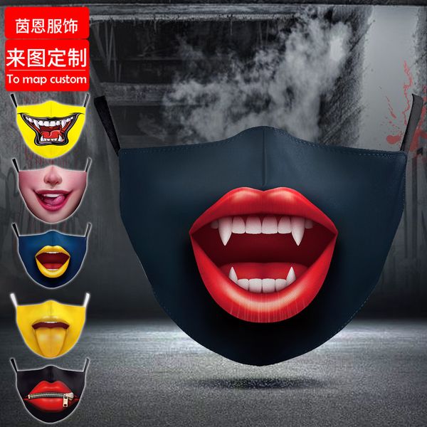 

high-quality masks funny expression dustproof anti haze filter children's mask