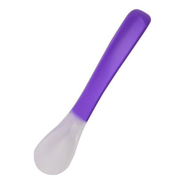 

spoons baby feeding spoon soft silicone easy to clean professional children infant feeder appliance