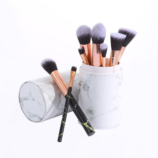 

makeup brushes 10/pcs sets highlighter eye cosmetic powder foundation shadow cosmetics professional eyebrows soft hair blush