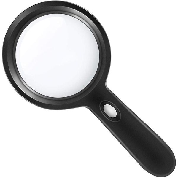 

small gifts 10 x handheld illuminated magnifying glass 12 led lights seniors lens home tool accessories party favor