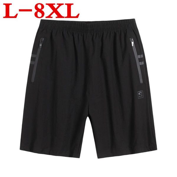 

10xl 9xl 8xl 7xl summer thin big man plus size xl shorts black short trousers men's, White;black