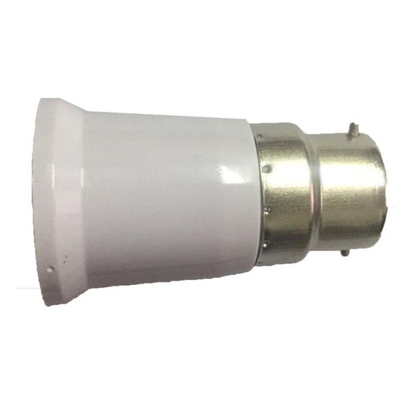 

lamp holders & bases icoco white b22 to e27 socket light bulb holder adapter plug extender lampholder converter change