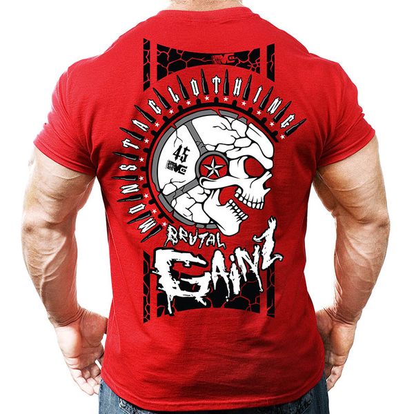 

muscle t shirt bodybuilding fitness men cotton singlets plus big size mesh short sleeve, White;black