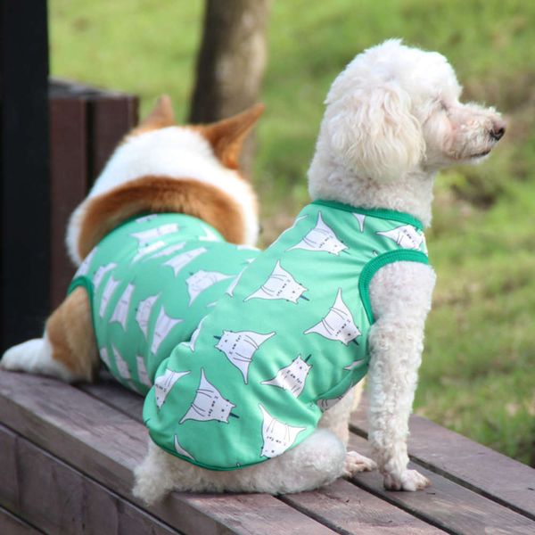 

dog apparel pet it cute dog summer clothes thin kirky teddy french combat vest sleeveless pet t-shirt