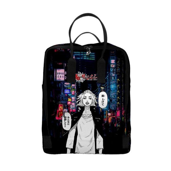

backpack tokyo revengers 3d printing vertical square fashion trend handbag 9