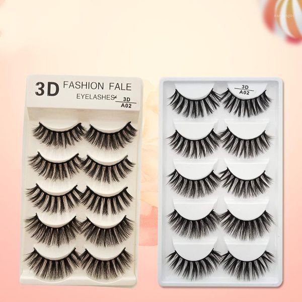 

pairs natural false eyelashes handmade soft long thick black crisscross eye lashes professional eyelash extension tool1