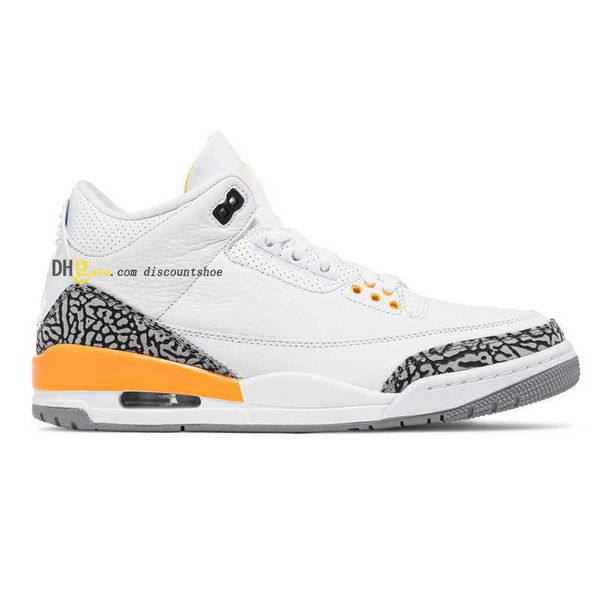 

wmns 3 laser orange basketball shoes shoe mens womens 3s sneakers for size 36-47 ck9246 108