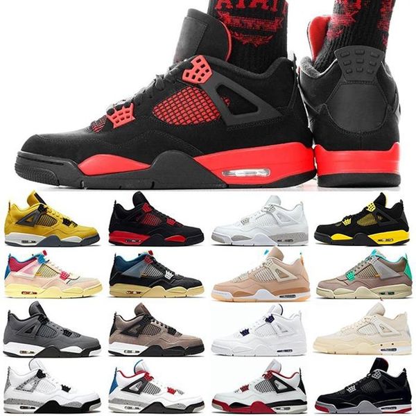 

iv 4s jumpmans oreo fire red zen master desert moss university blue basketball shoes black cat taupe haze cement shimmer ow aleali sail may