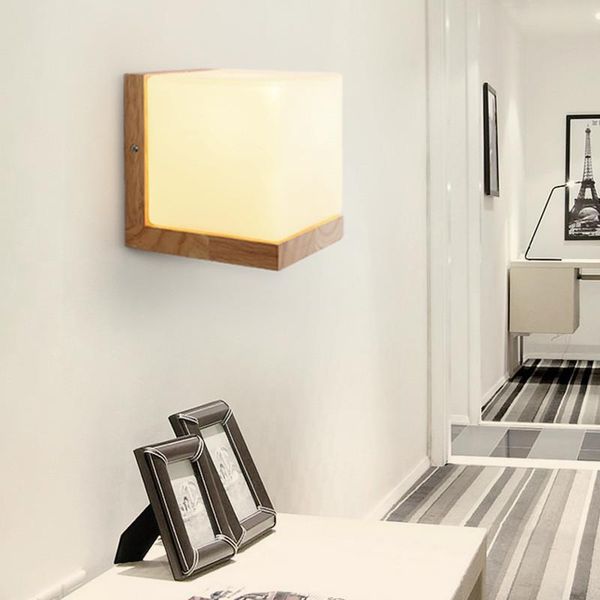 

wall lamp modern creative led glass log base european bedside bedroom el stairs corridor country decor lights