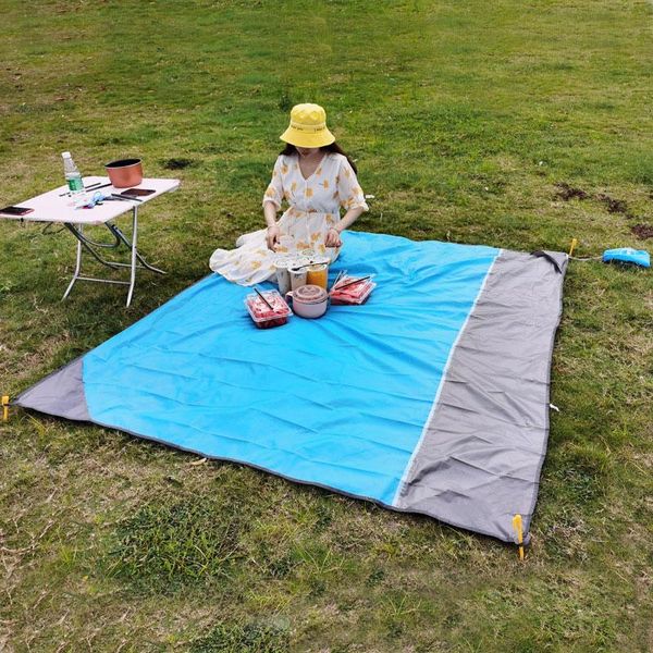

outdoor pads camping mat waterproof beach blanket portable picnic ground mattress