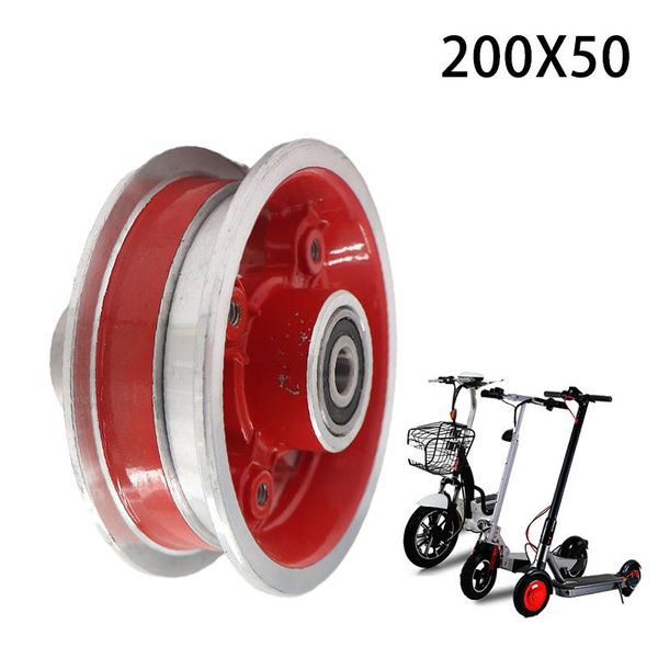 

motorcycle wheels & tires 200x50 alloy hub 8" electric scooter wheel for vehicle