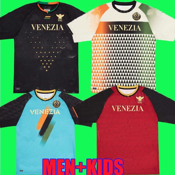 

venezia football jerseys venice home black soccer jersey 21/22 #10 aramu #77 okereke#27 busio #7 mazzocchi away white shirt 2021/2022 men 3r, Black;yellow