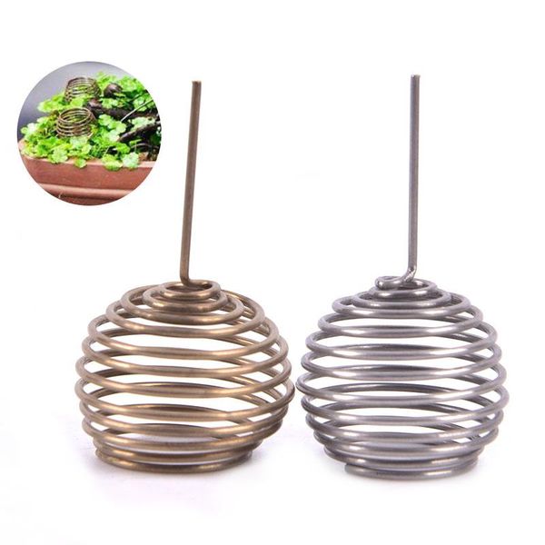 

stainless steel fertilizer basket bonsai automatic fertilization box agricultural park plant planters & pots