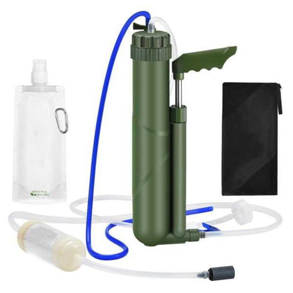 

portable high filtration water purifier 8000 liters capacity suitable for camping travel outdoor emergency bottle