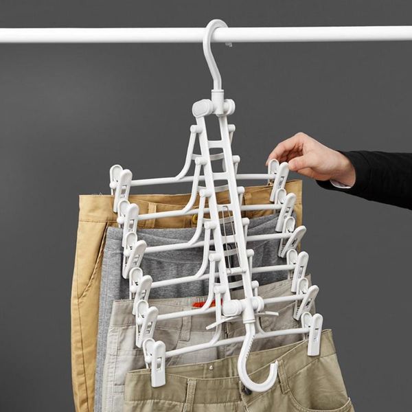 

laundry bags adjustable folding magic clothes dryer hanger for trousers tie