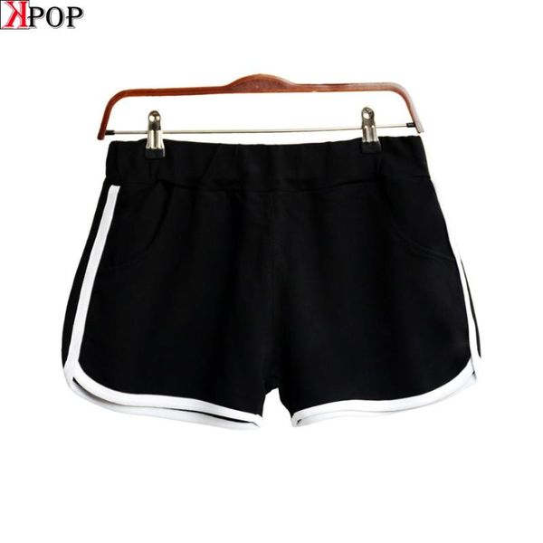 

women's shorts k butter short sport cotton customized design diy, White;black