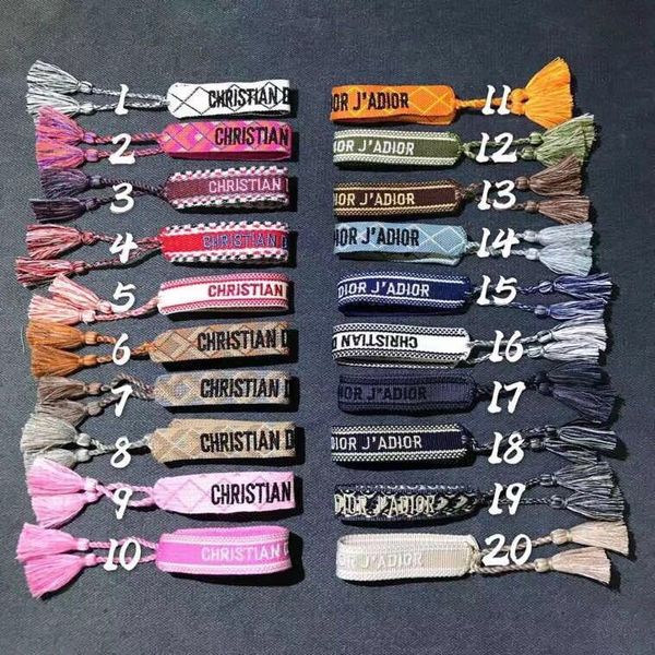 

souvenirs woven bracelet dijia d family 2021 classic ja letter hand rope trend versatile high version earrings for women