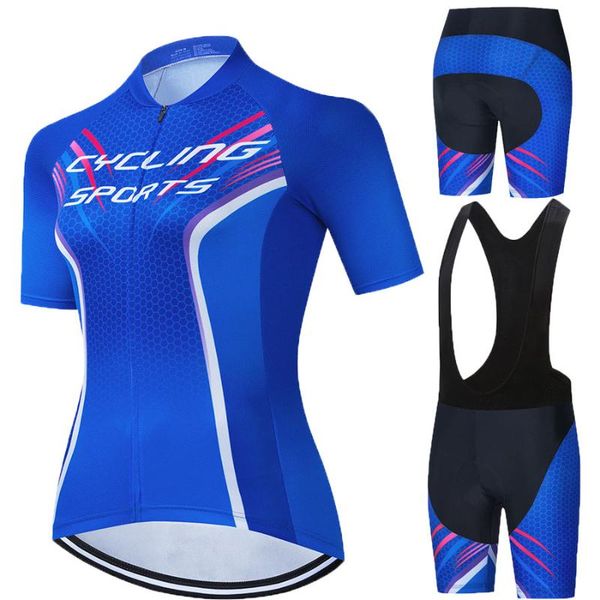 

racing sets 2021miloto pro team bike cycling suit set de ropa ciclismo mountain riding women's road uniforme, Black;blue