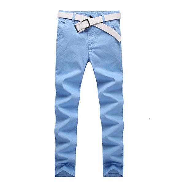 

pantnew japanese business fashion solid color casual slim trousers spring and summer men's pants 7 colors, Black